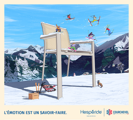 Hespéride x Courchevel : design et confort, même au sommet
