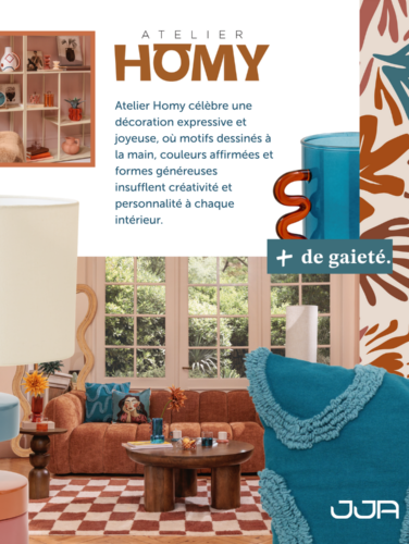 Atmosphera dévoile ses cinq collections 2026-2027 1 Collection 2026 - 2027 Atmosphera, page présentation la collection Atelier Homy