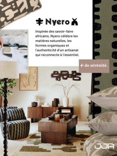 Atmosphera dévoile ses cinq collections 2026-2027 3 Collection 2026 - 2027 Atmosphera, page présentation la collection Nyero